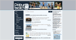 Desktop Screenshot of praguebeachteam.cz